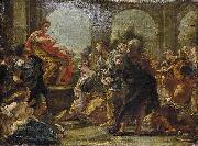 Giovanni Battista Gaulli Called Baccicio The Continence of Scipio oil on canvas